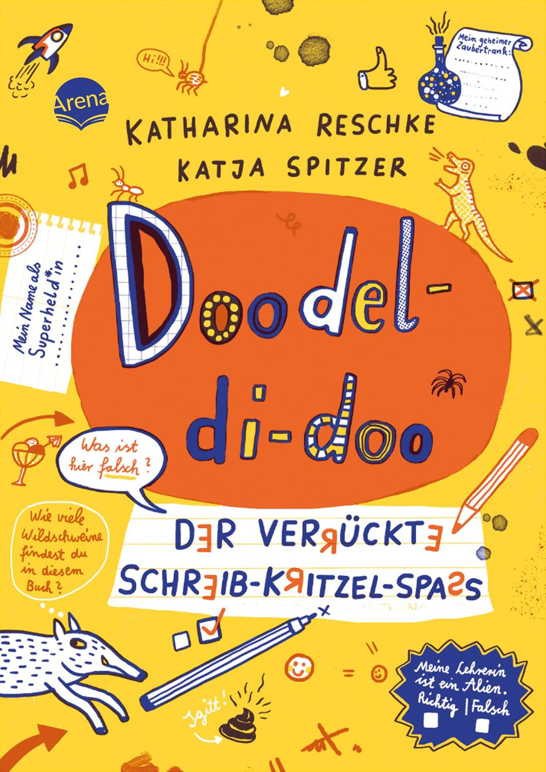 Cover: 9783401718033 | Doodel-di-doo. Der verrückte Schreib-Kritzel-Spaß | Katharina Reschke