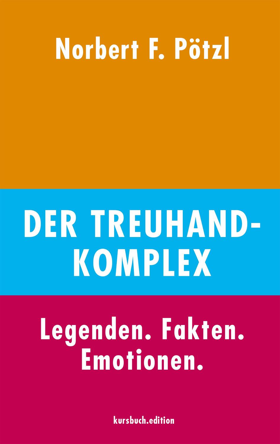 Cover: 9783961960651 | Der Treuhand-Komplex | Legenden. Fakten. Emotionen. | Norbert F. Pötzl