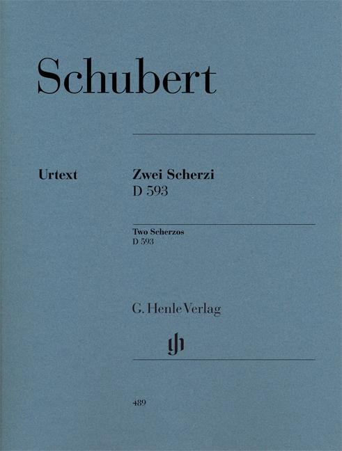 Cover: 9790201804897 | 2 Scherzi B flat major and D flat major D 593 | Franz Schubert | Buch