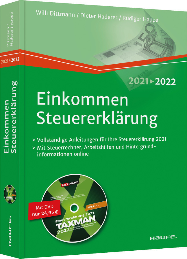 Cover: 9783648138984 | Einkommensteuererklärung 2021/2022 - inkl. DVD | Dittmann (u. a.)