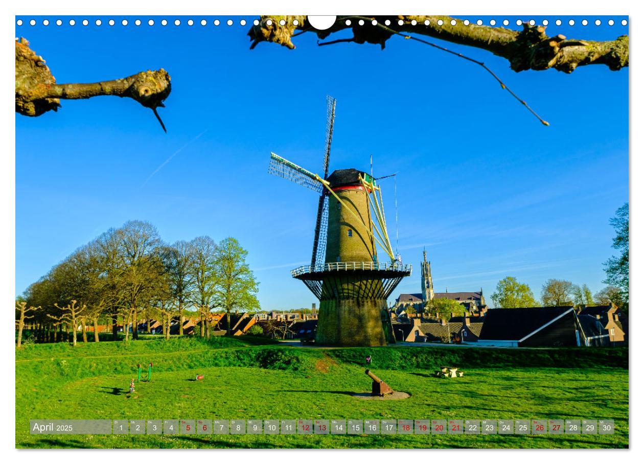 Bild: 9783383918100 | Ein Blick auf Hulst in Zeeland (Wandkalender 2025 DIN A3 quer),...