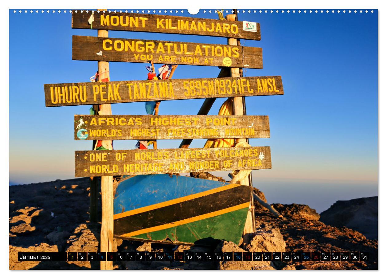 Bild: 9783383761171 | Kilimanjaro - das Dach Afrikas (Wandkalender 2025 DIN A2 quer),...