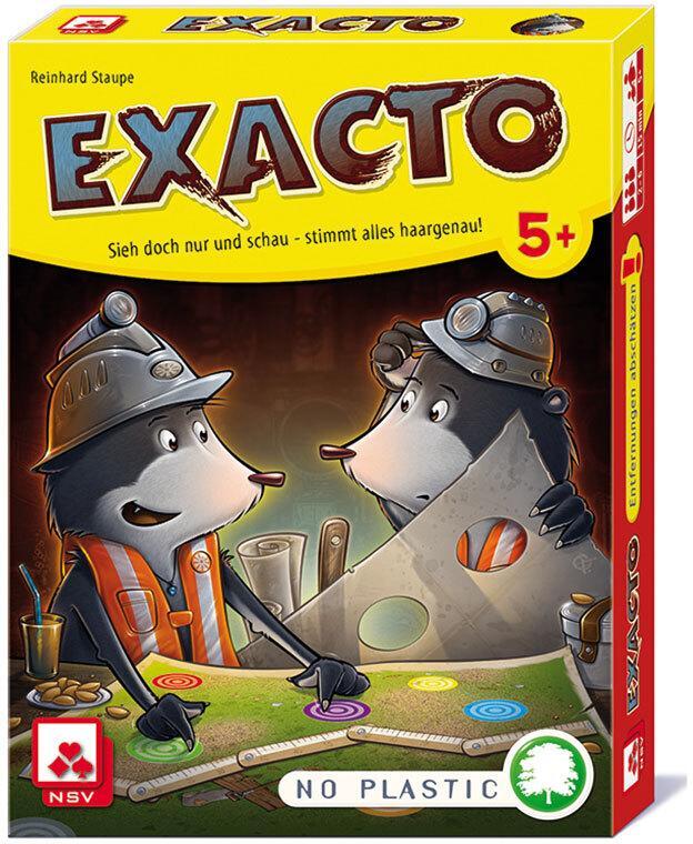 Cover: 4012426800344 | Exacto | Nürnberger Spielkarten Verlag | Spiel | Brettspiel | 22170025