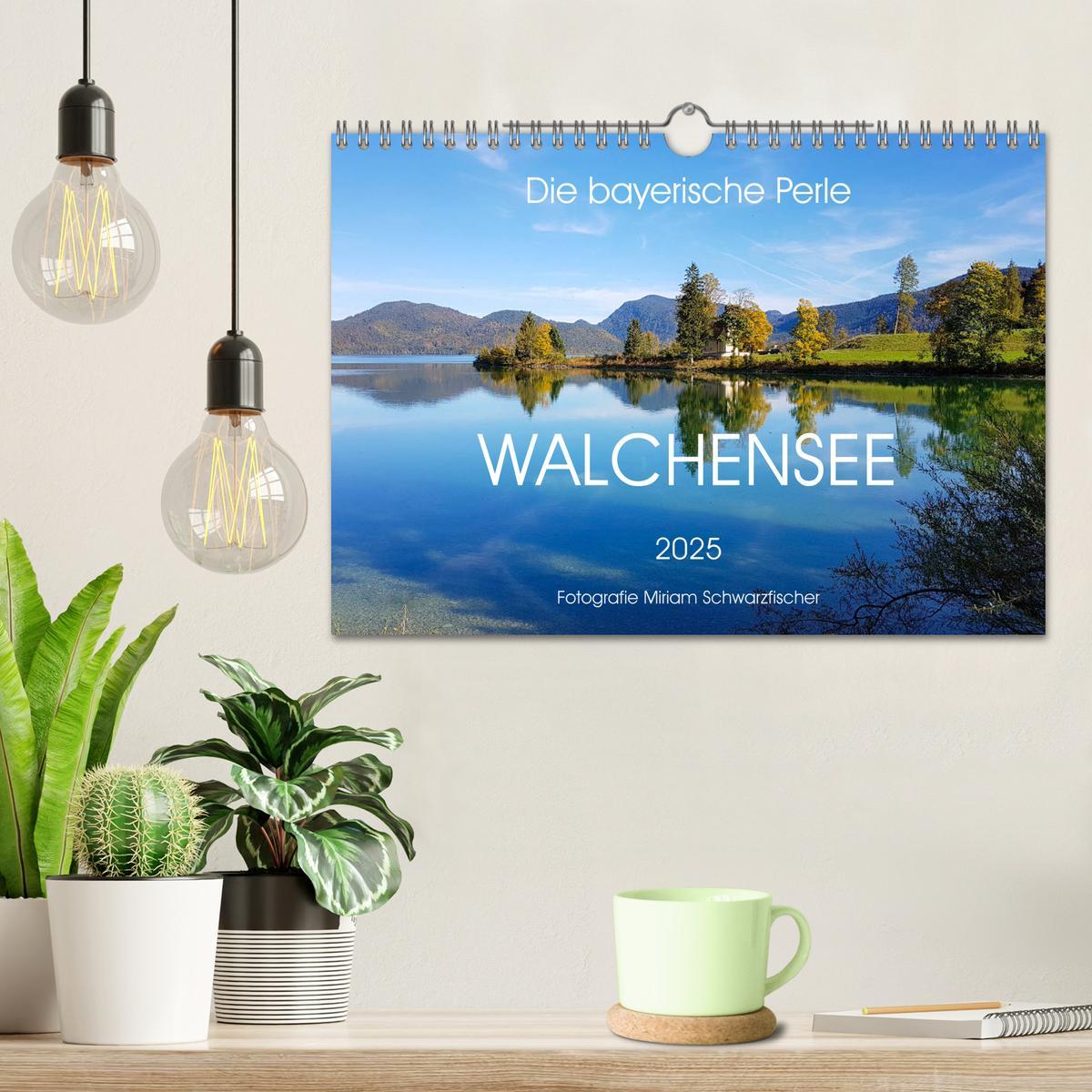 Bild: 9783435180875 | Walchensee (Wandkalender 2025 DIN A4 quer), CALVENDO Monatskalender