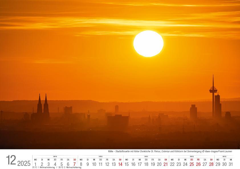 Bild: 9783965352070 | Köln 2025 Bildkalender A4 quer, spiralgebunden | Holger Klaes | 2025