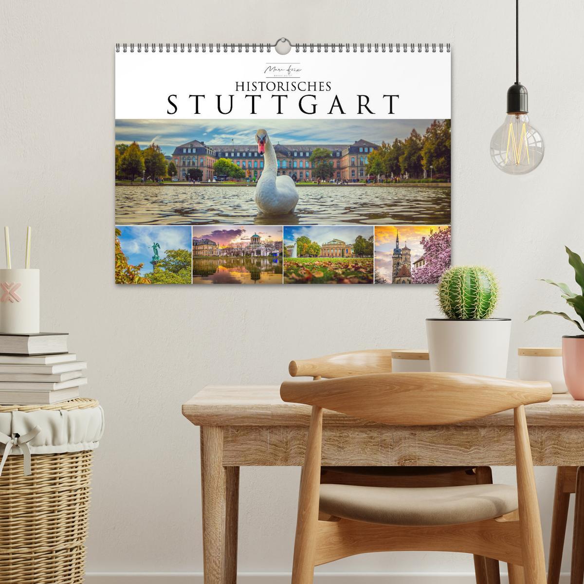 Bild: 9783435147038 | Historisches Stuttgart 2025 (Wandkalender 2025 DIN A3 quer),...