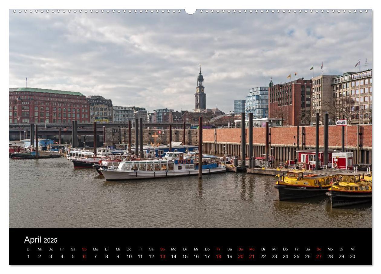 Bild: 9783435621385 | Hamburg . Das Tor zur Welt... (Wandkalender 2025 DIN A2 quer),...