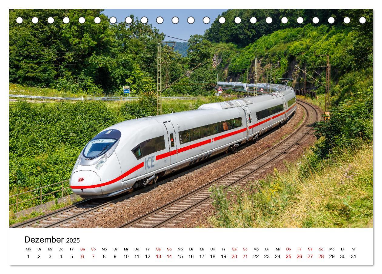 Bild: 9783435034369 | Eisenbahn in Deutschland (Tischkalender 2025 DIN A5 quer), CALVENDO...