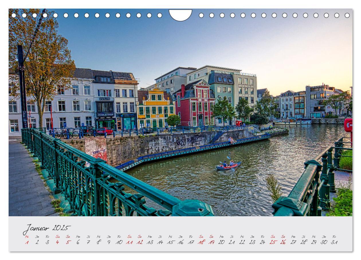 Bild: 9783383839092 | Belgien - Grafschaft Flandern (Wandkalender 2025 DIN A4 quer),...