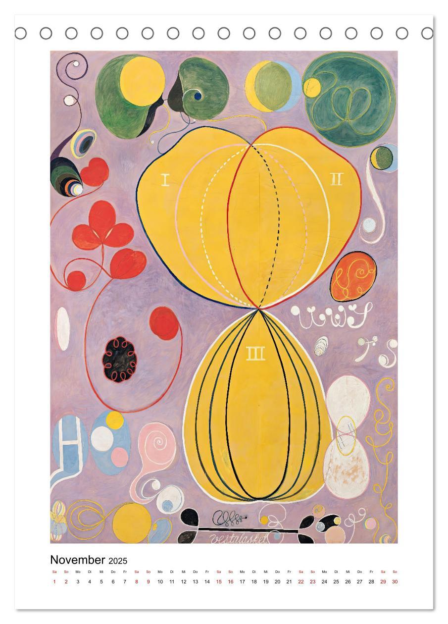 Bild: 9783383968365 | Hilma af Klint - Ein Jahr voller mystischer Kunst (Tischkalender...