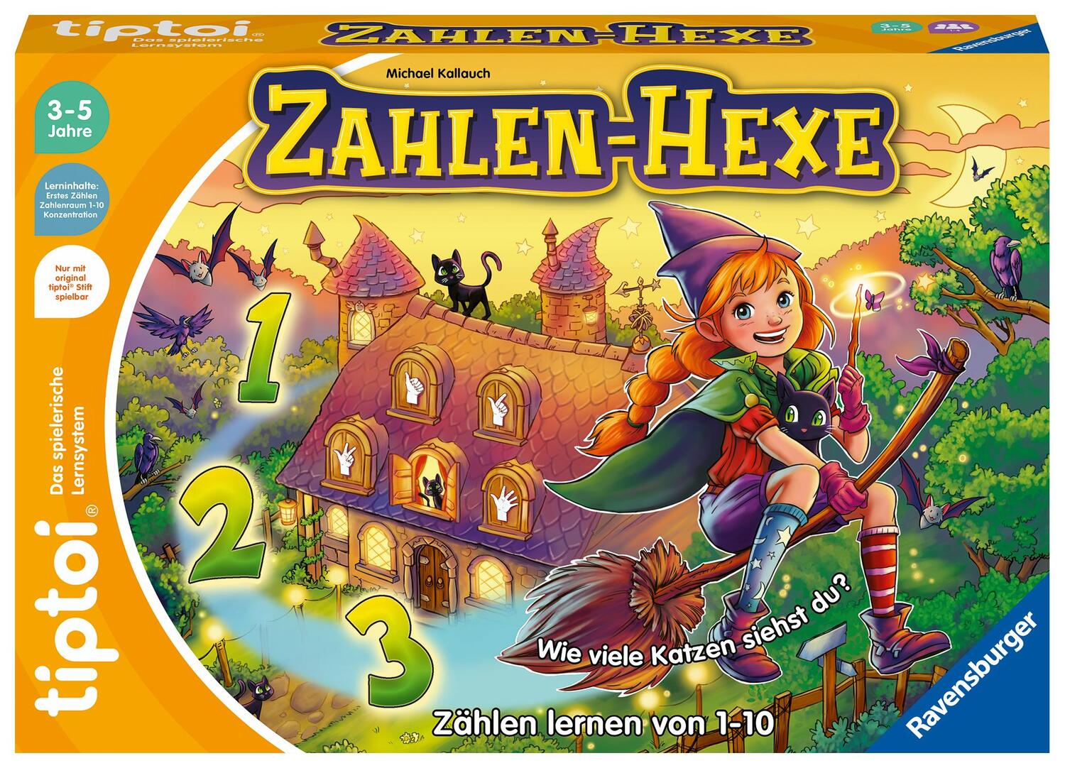 Cover: 4005556001323 | Ravensburger tiptoi Spiel 00132 Zahlen-Hexe, Zählen lernen von 1 -...