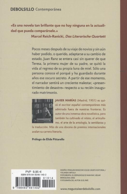 Rückseite: 9788483461402 | Corazon tan blanco | Javier Marias | Taschenbuch | Spanisch | 2004