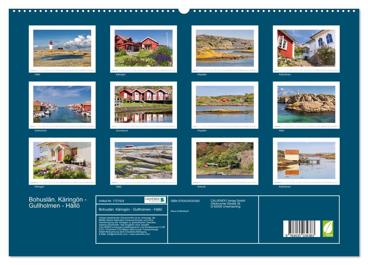 Bild: 9783435034383 | Bohuslän. Käringön - Gullholmen - Hållö (Wandkalender 2025 DIN A2...