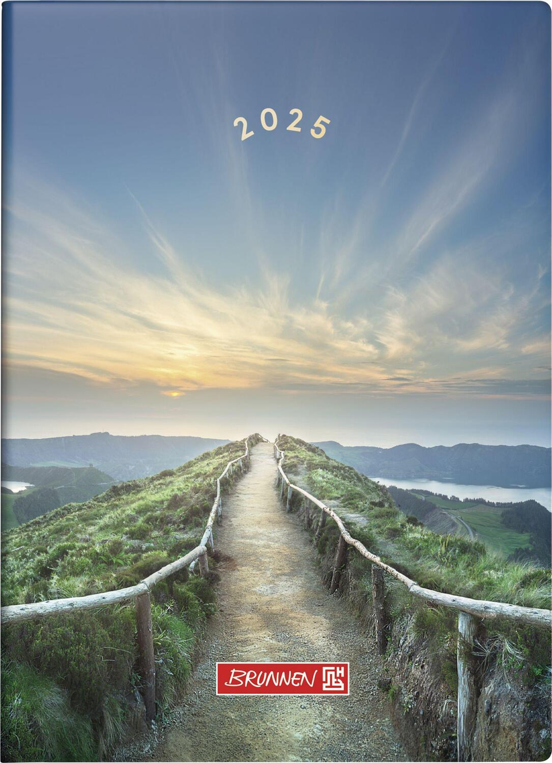 Cover: 4061947126921 | Brunnen 1073115025 Taschenkalender Modell 731 (2025) "Mountain...