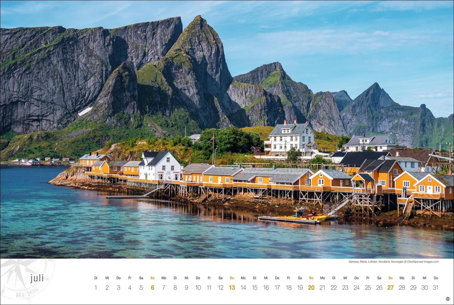 Bild: 9783756404834 | Hurtigruten Globetrotter Kalender 2025 - Von unberührten Fjorden...