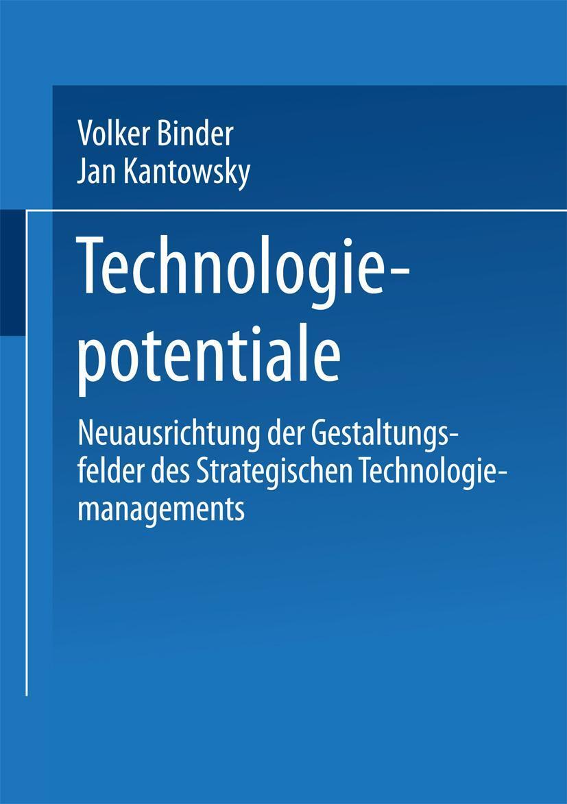 Cover: 9783824402823 | Technologiepotentiale | Jan Kantowsky (u. a.) | Taschenbuch | xxiv