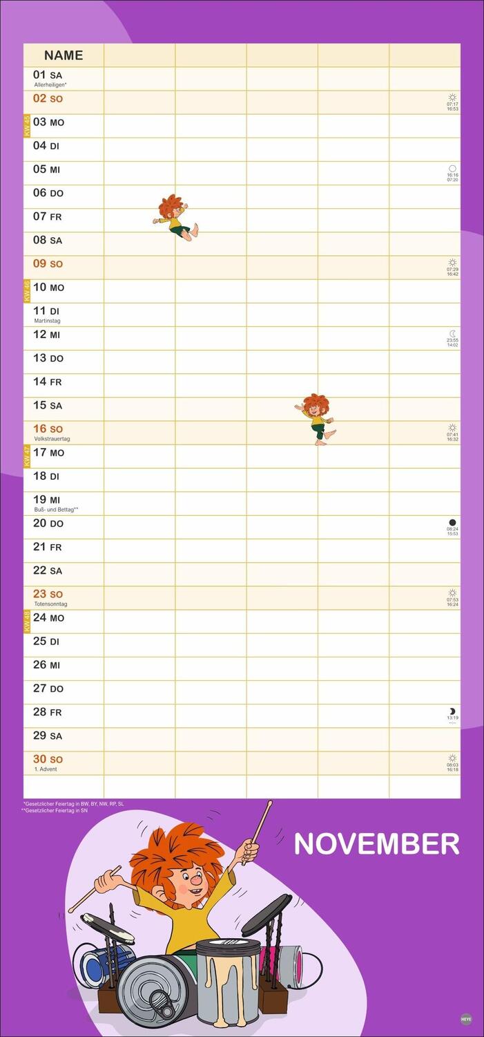 Bild: 9783756413478 | Pumuckl Familienplaner 2025 | Kalender | Spiralbindung | 15 S. | 2025