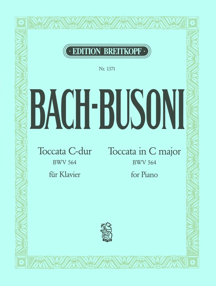 Cover: 9790004160466 | Toccate C Bwv564 (Busoni) | Johann Sebastian Bach | Buch
