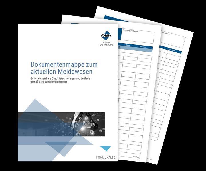 Cover: 9783963149344 | Dokumentenmappe zum aktuellen Meldewesen | Printausgabe | Jörgen