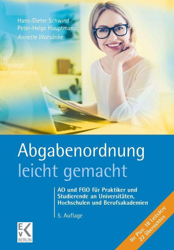 Cover: 9783874403733 | Abgabenordnung leicht gemacht | Annette Warsönke | Taschenbuch | 2021