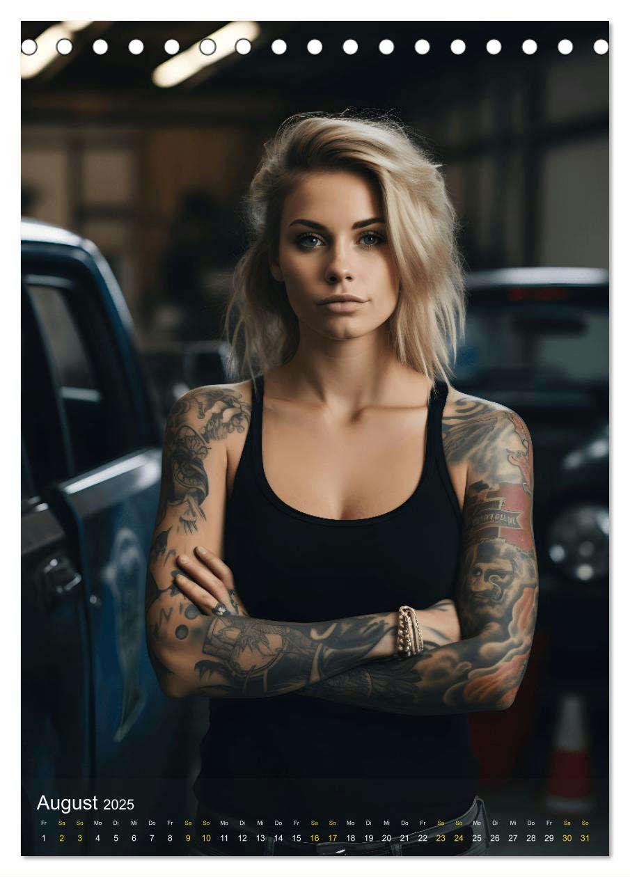 Bild: 9783435852338 | Tattoo Schönheiten - zwölf Monate, zwölf Frauen und jede Menge...