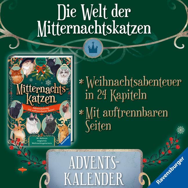 Bild: 9783473489176 | Ravensburger Malen nach Zahlen Mitternachtskatzen - 24 Motive - 24...