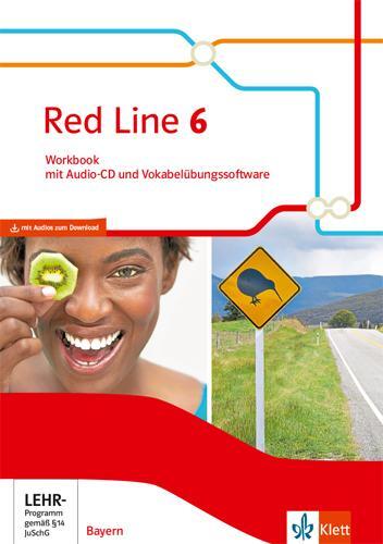 Cover: 9783125469815 | Red Line 6. Workbook mit Audios und Vokabelübungssoftware Klasse...