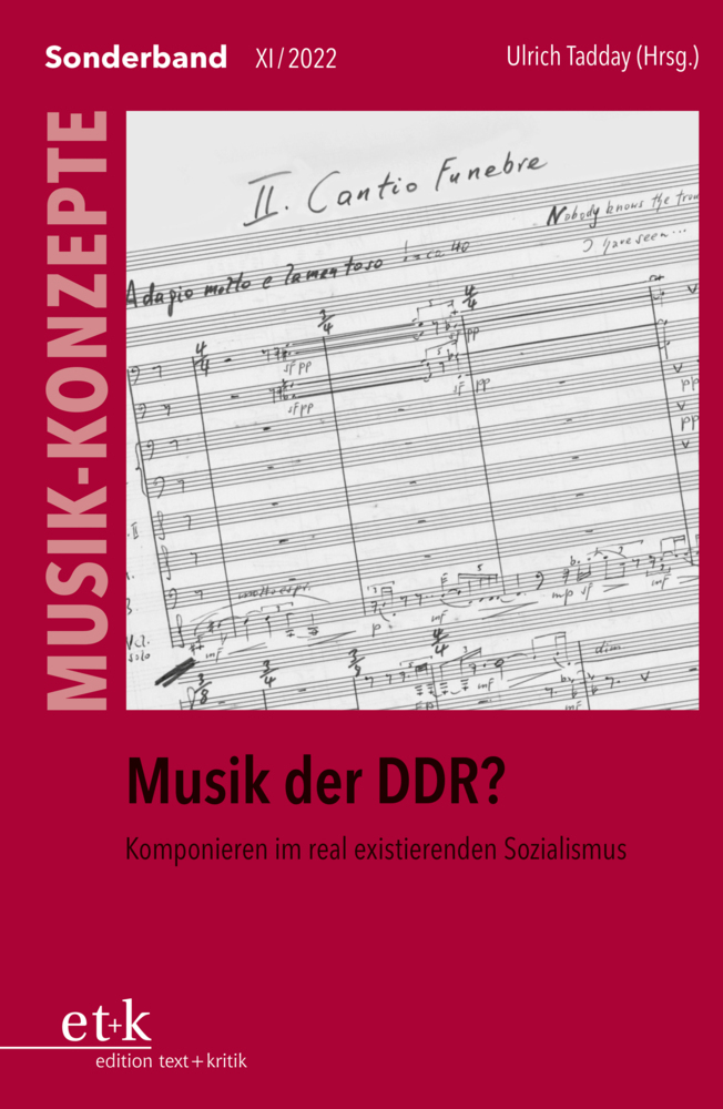 Cover: 9783967076783 | Musik der DDR? | Komponieren im real existierenden Sozialismus | Buch