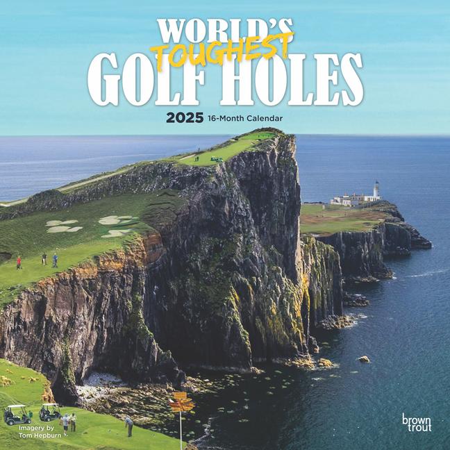 Cover: 9781975479855 | World's Toughest Golf Holes Official 2025 12 X 24 Inch Monthly...