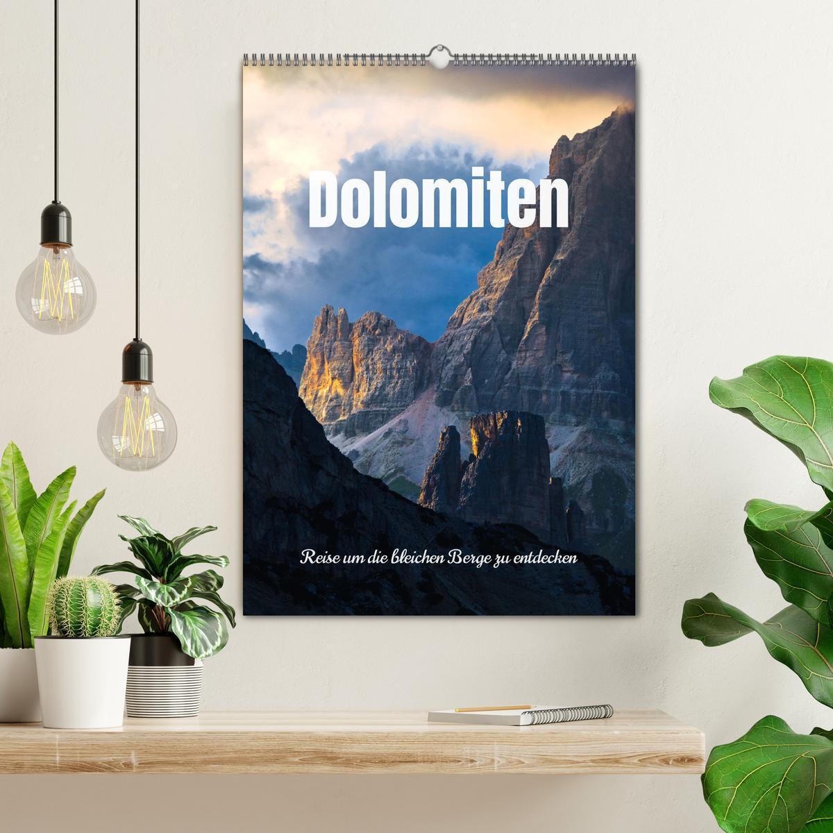 Bild: 9783435919314 | Dolomiten - Reise um die bleichen Berge zu entdecken (Wandkalender...