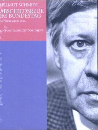 Cover: 9783865490612 | Abschiedsrede im Bundestag am 10.9.1986, 2 Audio-CDs, 2 Audio-CD | CD