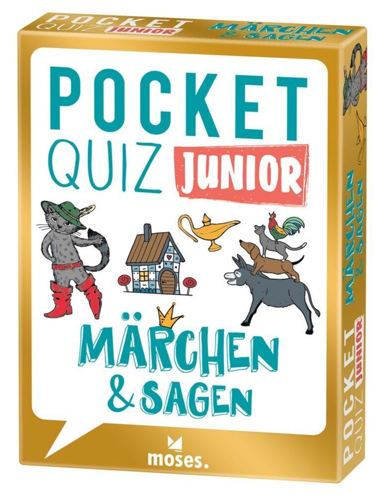 Cover: 9783964552334 | Pocket Quiz junior Märchen &amp; Sagen | Anton Dietz | Spiel | 50 S.