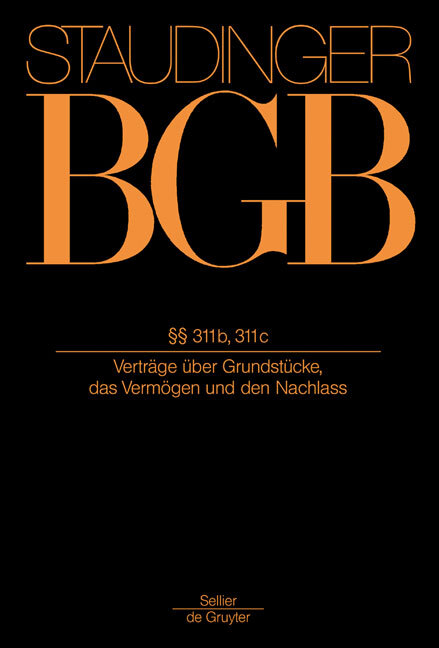 Cover: 9783805911122 | §§ 311b, 311c | Robert Schumacher (u. a.) | Buch | XII | Deutsch