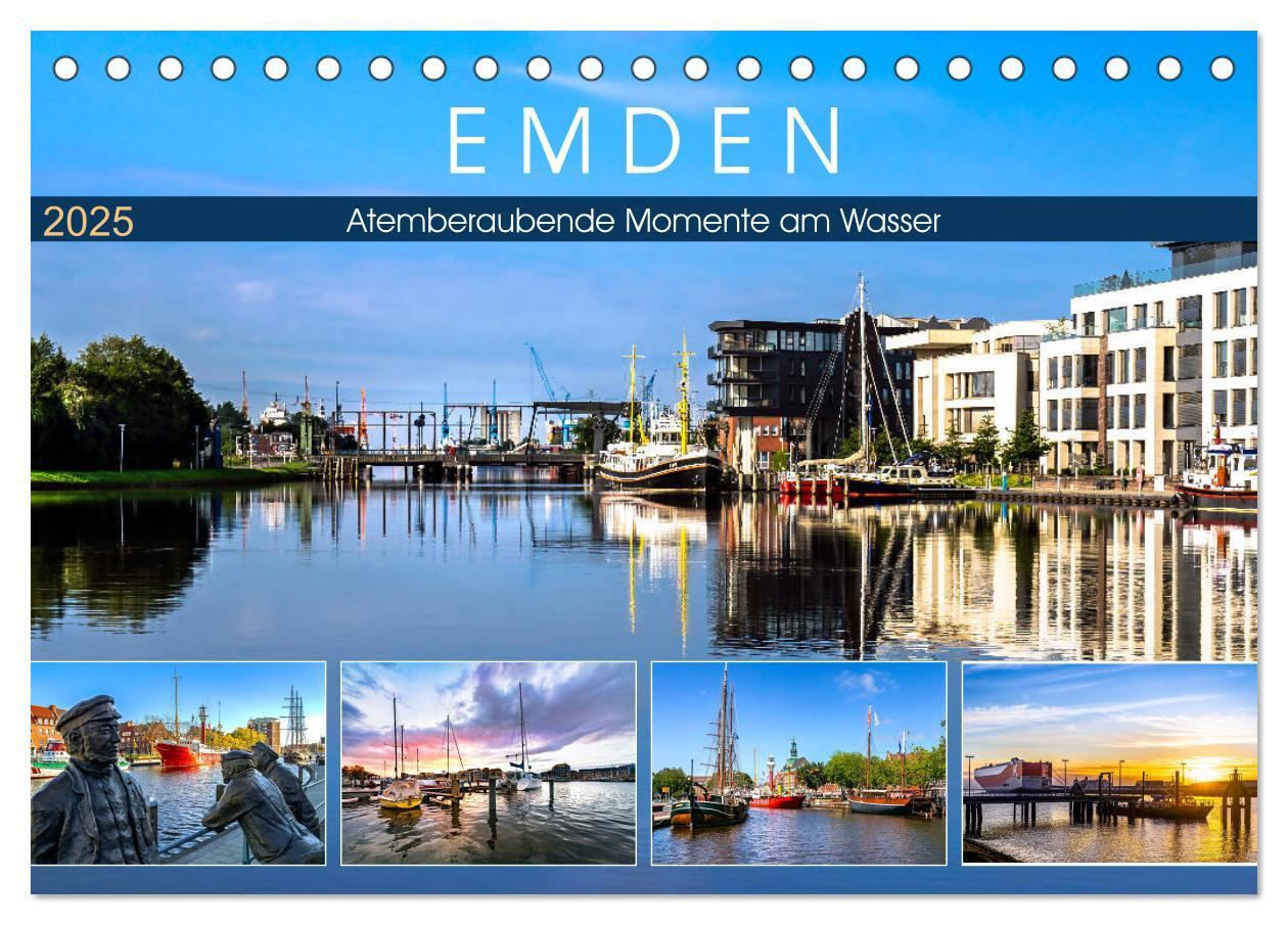 Cover: 9783435167326 | EMDEN Atemberaubende Momente am Wasser (Tischkalender 2025 DIN A5...