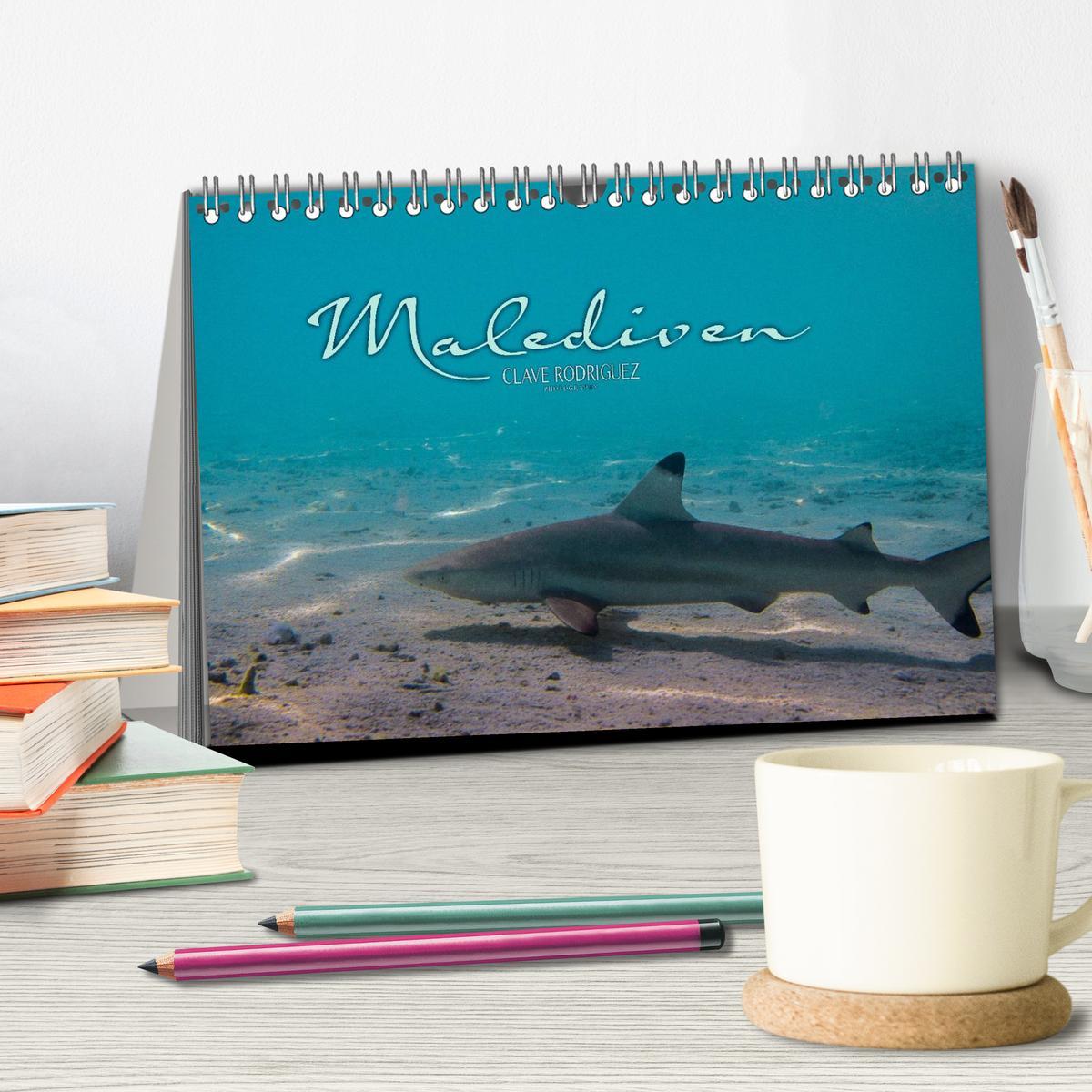 Bild: 9783435808144 | Unterwasserwelt der Malediven I (Tischkalender 2025 DIN A5 quer),...