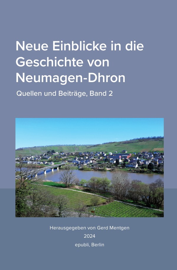 Cover: 9783818735913 | Neue Einblicke in die Geschichte von Neumagen-Dhron. Quellen und...