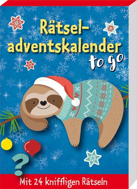 Cover: 9783780613578 | Rätseladventskalender to go 2 | Mit 24 kniffligen Rätseln | Lamping