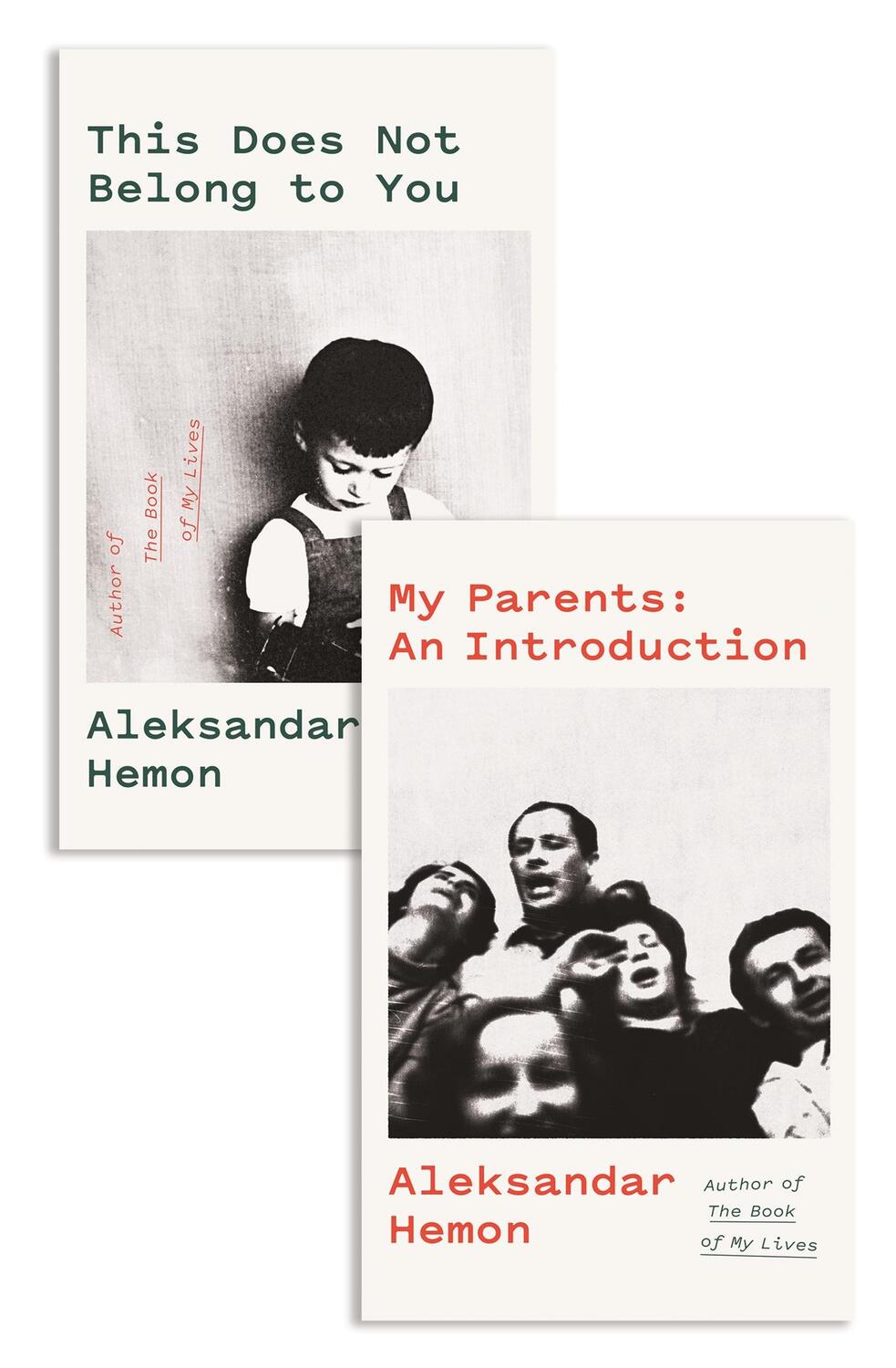 Cover: 9781529038460 | My Parents: An Introduction / This Does Not Belong to You | Hemon