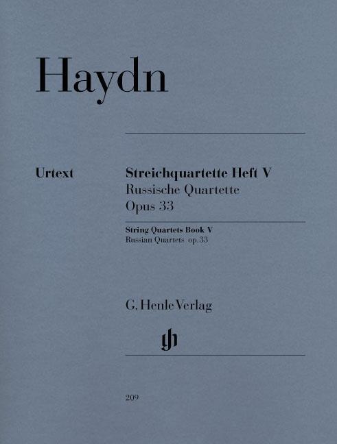 Cover: 9790201802091 | Streichquartette Heft V op. 33 | String Quartets Book V op. 33 | Haydn