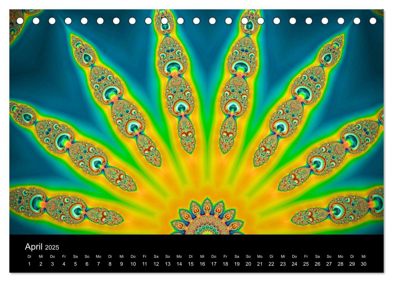 Bild: 9783435390687 | mandala-art (Tischkalender 2025 DIN A5 quer), CALVENDO Monatskalender