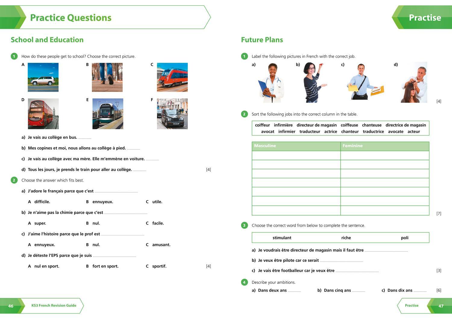 Bild: 9780007562848 | KS3 French Revision Guide | Ideal for Years 7, 8 and 9 | Collins KS3