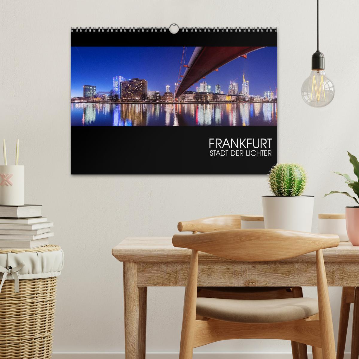 Bild: 9783435677559 | Frankfurt (Wandkalender 2025 DIN A3 quer), CALVENDO Monatskalender