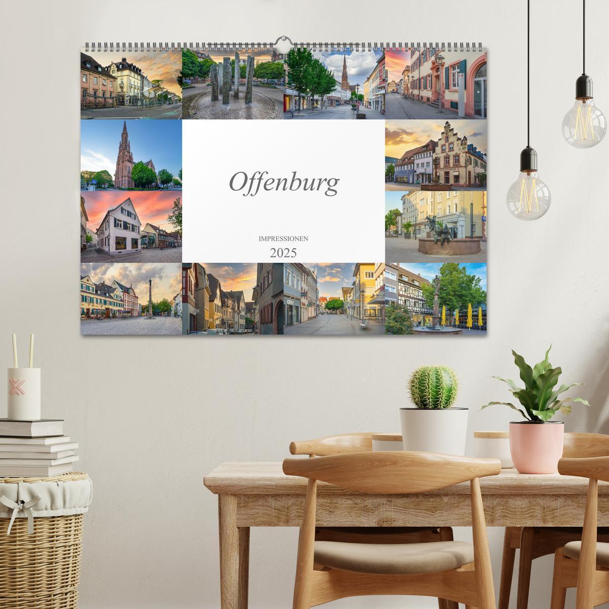 Bild: 9783383988677 | Offenburg Impressionen (Wandkalender 2025 DIN A2 quer), CALVENDO...