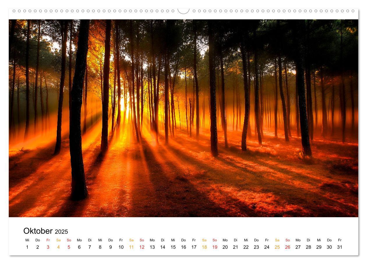 Bild: 9783457224816 | Mystik der Wälder (hochwertiger Premium Wandkalender 2025 DIN A2...