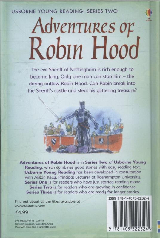 Rückseite: 9781409522324 | Adventures of Robin Hood | Rob Lloyd Jones | Buch | 64 S. | Englisch