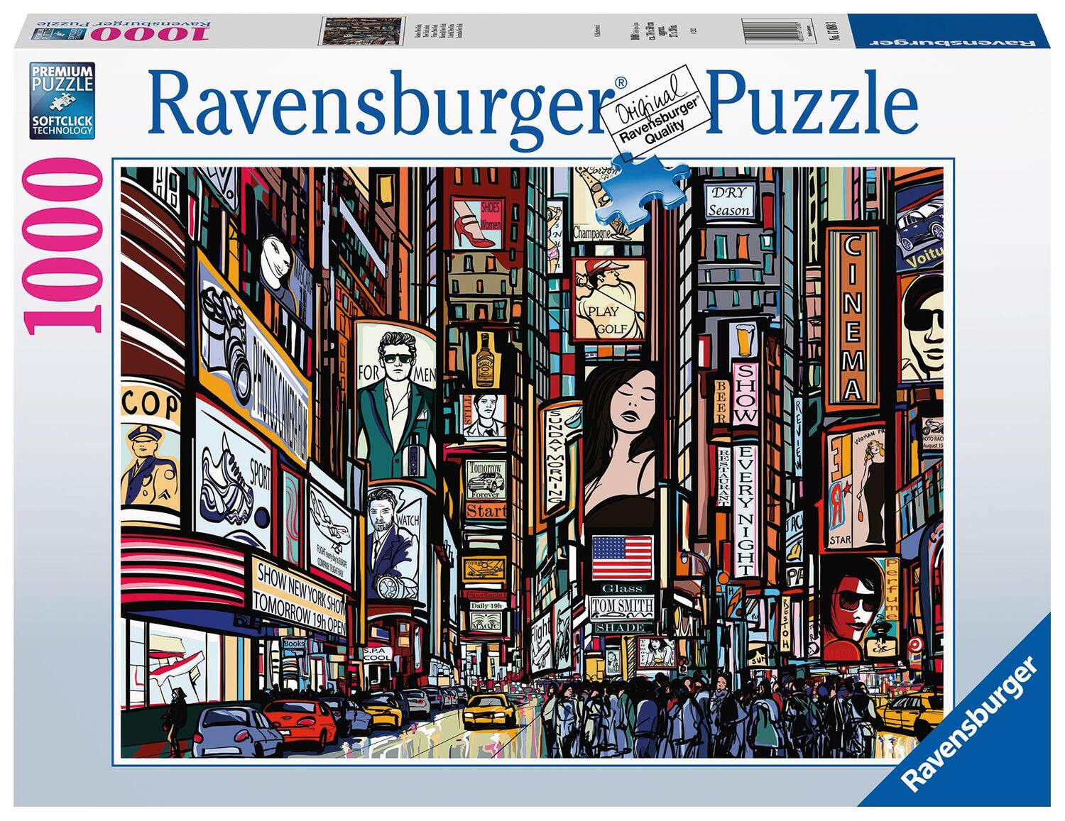 Cover: 4005556170883 | Ravensburger Puzzle 17088 Buntes New York 1000 Teile Puzzle | Spiel
