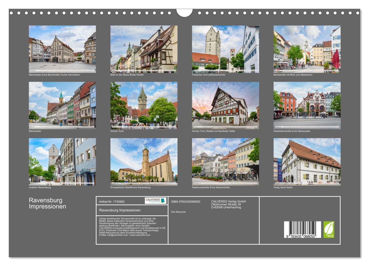 Bild: 9783435068050 | Ravensburg Impressionen (Wandkalender 2025 DIN A3 quer), CALVENDO...