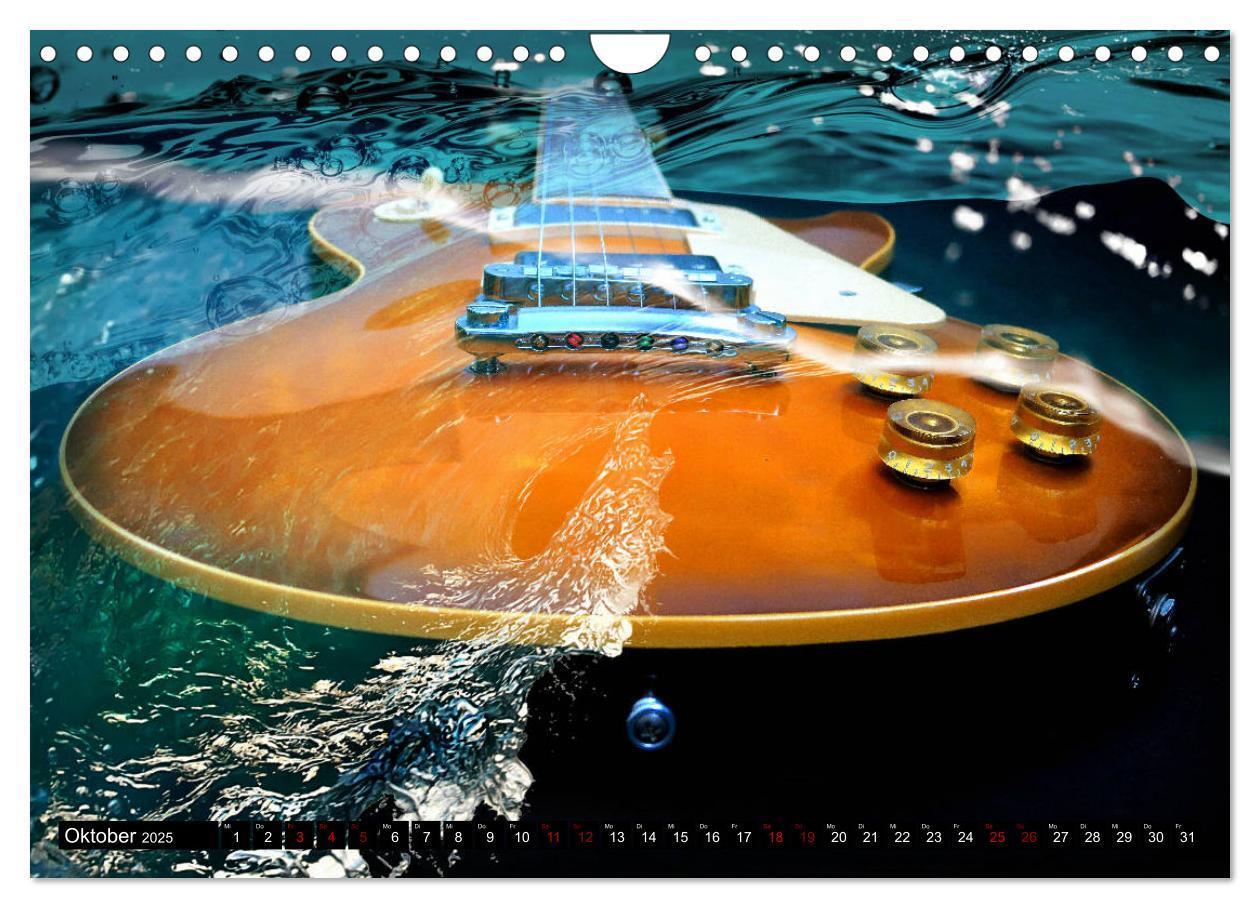 Bild: 9783435105700 | Gitarren im Wasser (Wandkalender 2025 DIN A4 quer), CALVENDO...