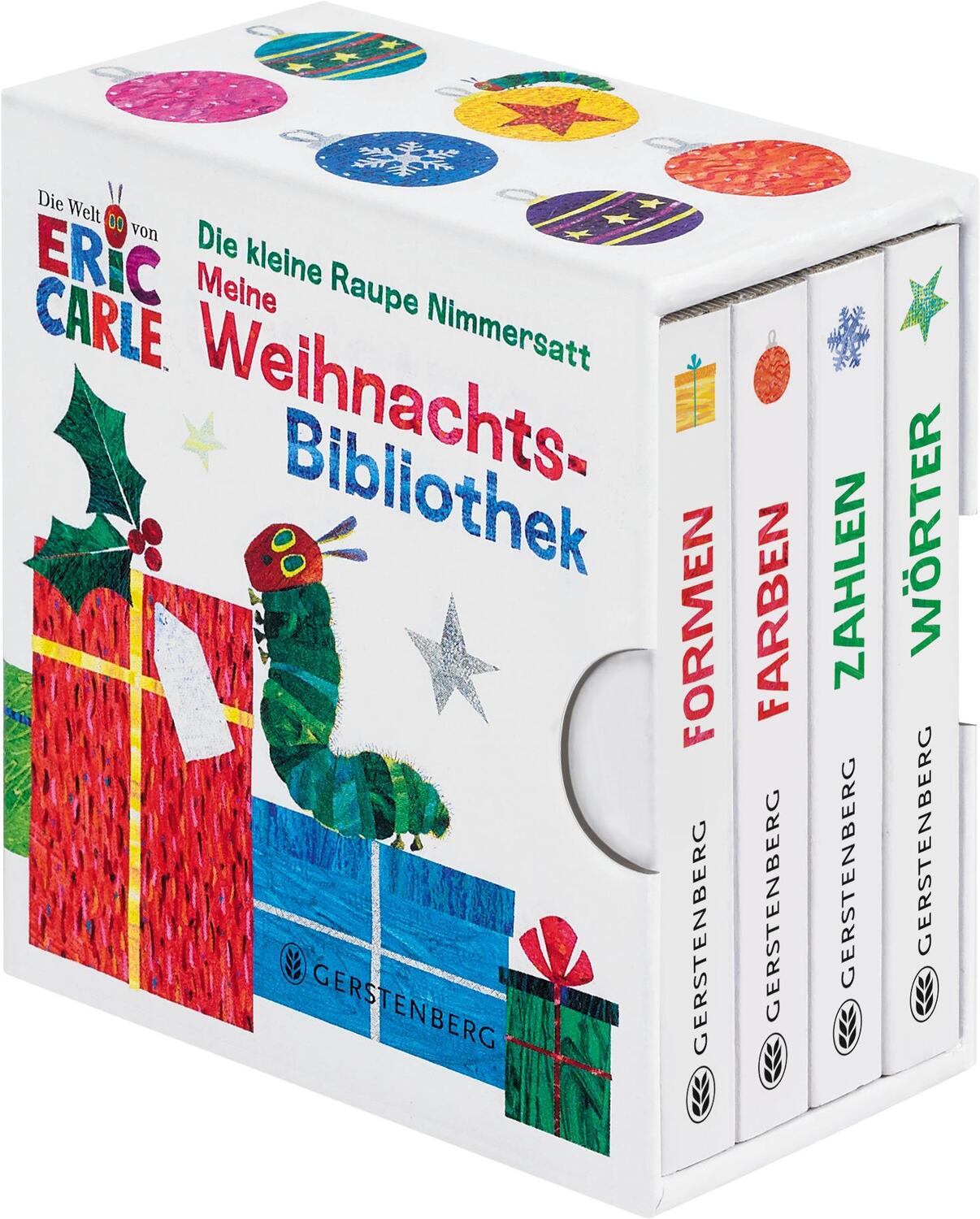 Cover: 9783836960274 | Die kleine Raupe Nimmersatt - Meine Weihnachtsbibliothek | Eric Carle