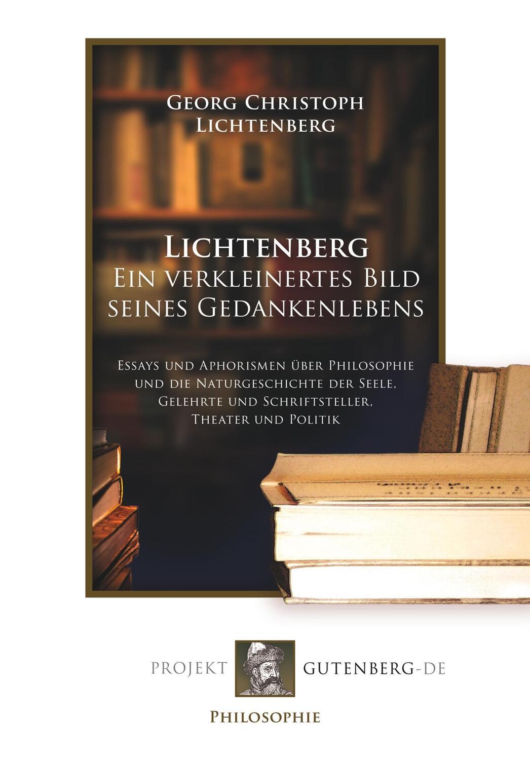 Cover: 9783865116468 | Lichtenberg. Ein verkleinertes Bild seines Gedankenlebens | Buch